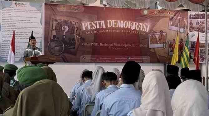 Pesta Demokrasi Pelajar SMA Muhammadiyah Al Kautsar PK Kartasura